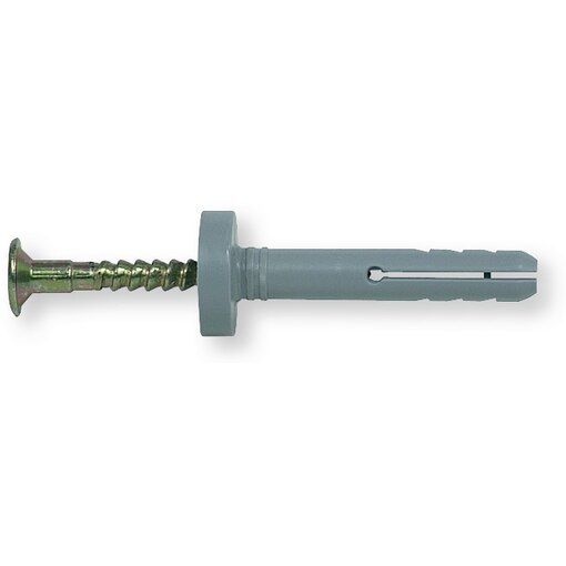 Boîte 100 chevilles FLASHfix à colerette large, plate clou-vis 8x45 nylon